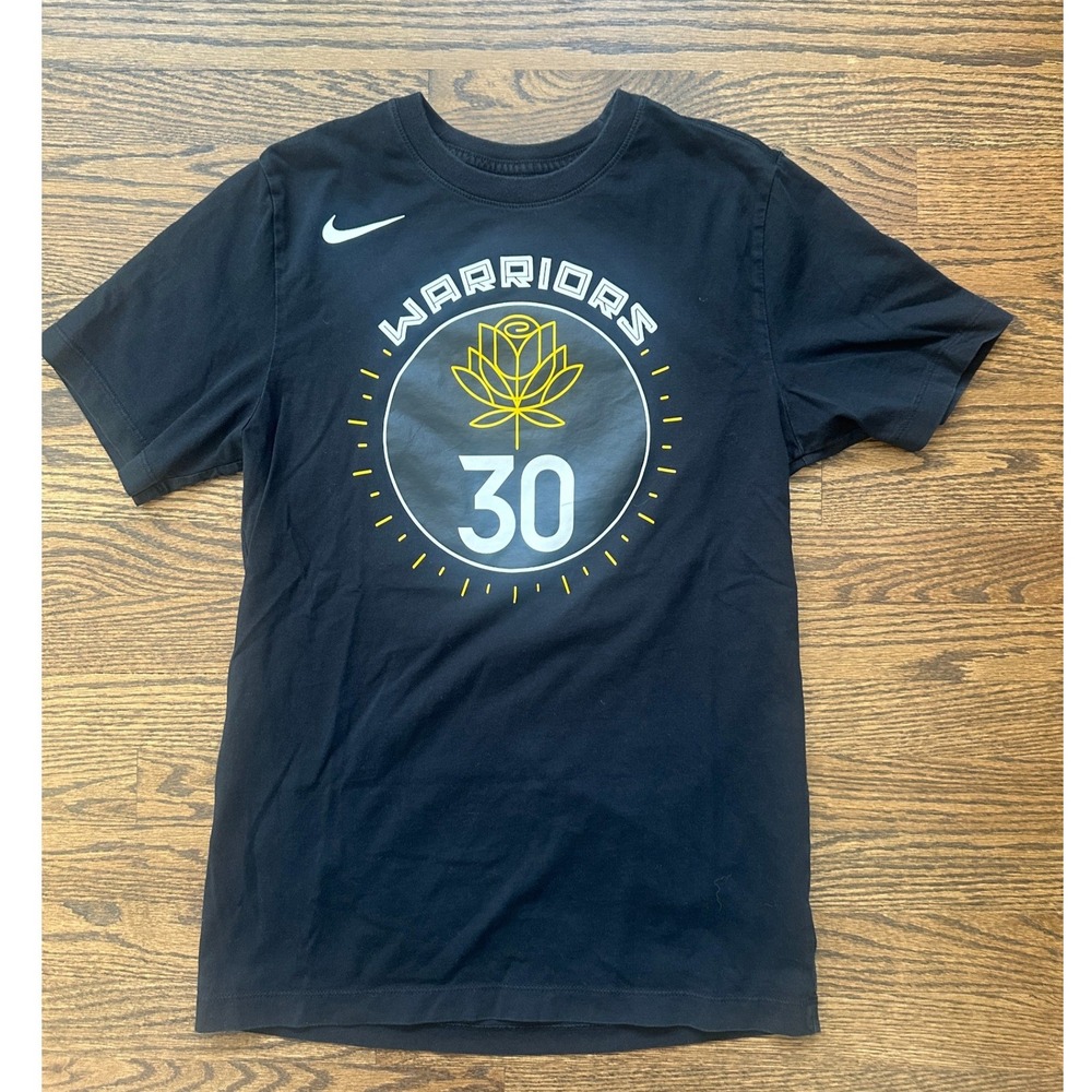 Nike Stephen Curry Warriors Men S Black Graphic Tee NBA Basketball Sportswear